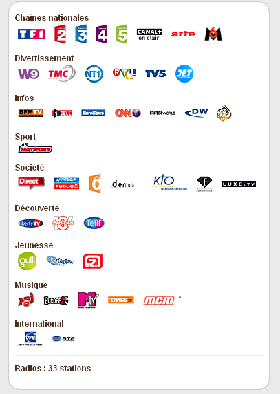 Darty Chaînes TV